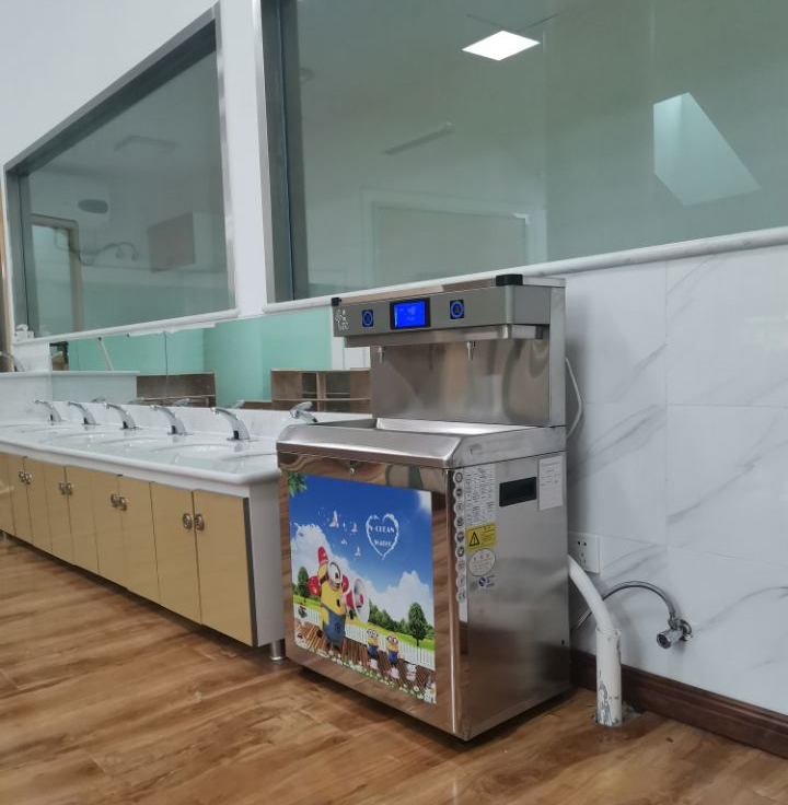 為安全健康飲水重重把關(guān)，國林幼兒園飲水臺做好每一道防護(hù)